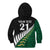 Custom South Africa and Aotearoa Rugby Kid Hoodie Springboks Black Fern Maori Vibe - Wonder Print Shop