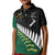 Custom South Africa and Aotearoa Rugby Kid Polo Shirt Springboks Black Fern Maori Vibe - Wonder Print Shop