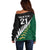 Custom South Africa and Aotearoa Rugby Off Shoulder Sweater Springboks Black Fern Maori Vibe - Wonder Print Shop