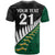 Custom South Africa and Aotearoa Rugby T Shirt Springboks Black Fern Maori Vibe - Wonder Print Shop