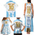 Argentina Champions Football Custom Family Matching Tank Maxi Dress and Hawaiian Shirt Campeon de America - Wonder Print Shop