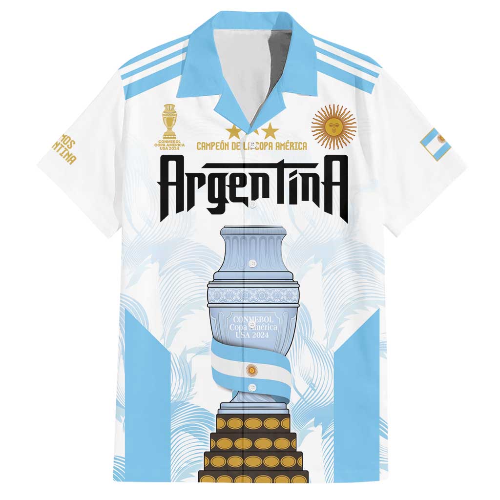 Argentina Champions Football Custom Hawaiian Shirt Campeon de America - Wonder Print Shop