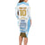 Argentina Champions Football Custom Long Sleeve Bodycon Dress Campeon de America - Wonder Print Shop