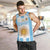 Vamos Argentina Champions Football Custom Men Tank Top White and Sky Blue - Wonder Print Shop