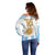 Vamos Argentina Champions Football Custom Off Shoulder Sweater White and Sky Blue - Wonder Print Shop