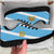 Vamos Argentina Champions Football Custom Sneakers White and Sky Blue LT9