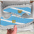 Vamos Argentina Champions Football Custom Sneakers White and Sky Blue LT9