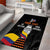 Colombia Champion Football Custom Area Rug Los Cafeteros Black Style LT9 - Wonder Print Shop