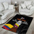 Colombia Champion Football Custom Area Rug Los Cafeteros Black Style LT9 - Wonder Print Shop