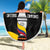 Colombia Champion Football Custom Beach Blanket Los Cafeteros Black Style LT9 - Wonder Print Shop