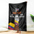 Colombia Champion Football Custom Blanket Los Cafeteros Black Style