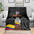 Colombia Champion Football Custom Blanket Los Cafeteros Black Style