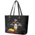 Colombia Champion Football Custom Leather Tote Bag Los Cafeteros Black Style - Wonder Print Shop