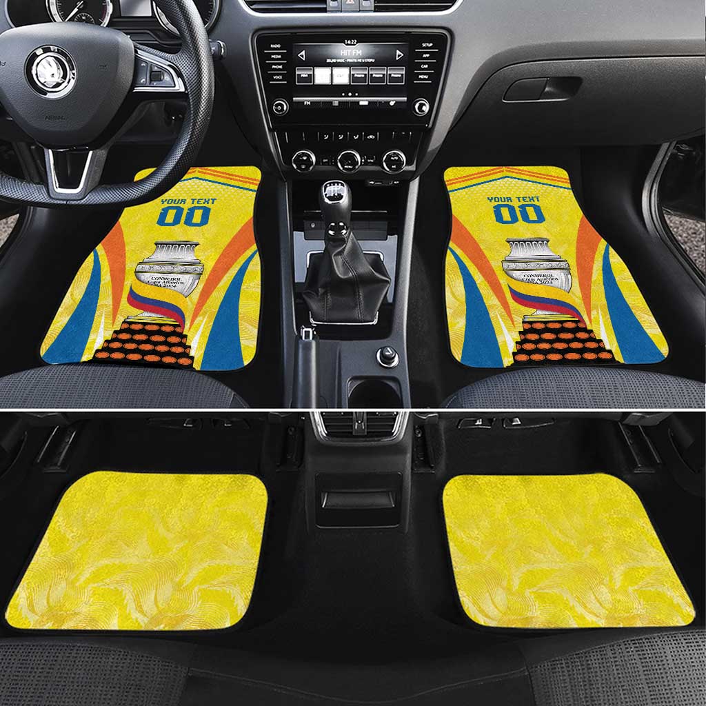 Colombia Champion Football Custom Car Mats Los Cafeteros Somos Campeones LT9 - Wonder Print Shop