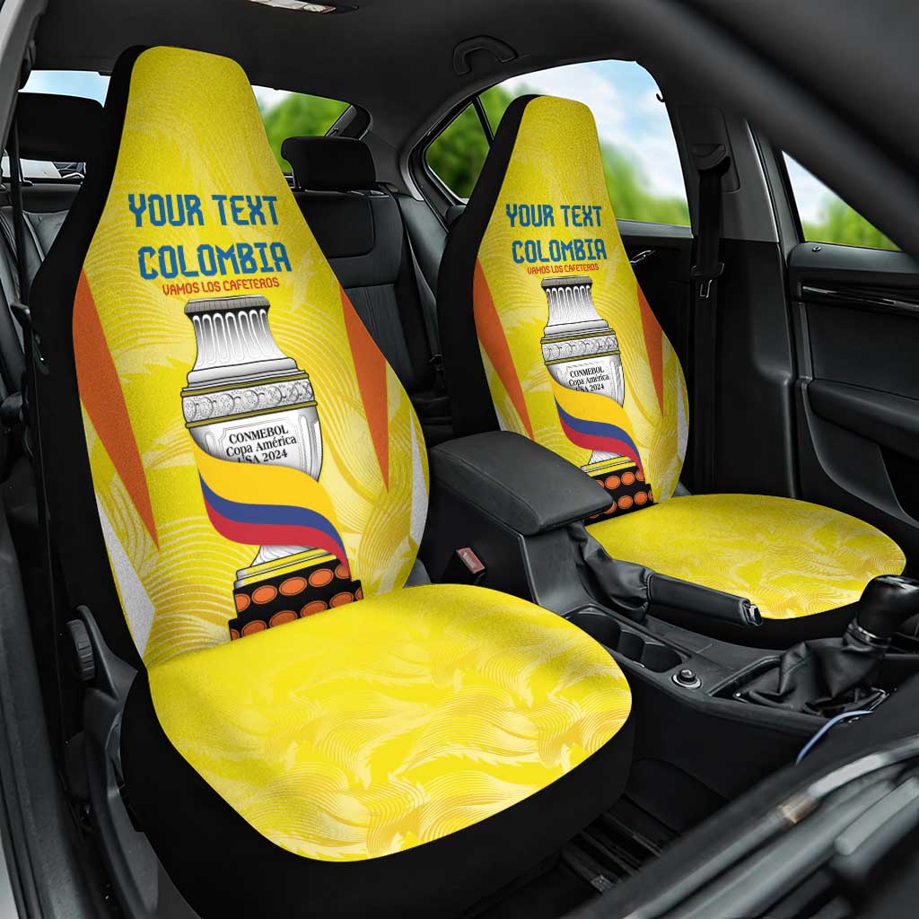 Colombia Champion Football Custom Car Seat Cover Los Cafeteros Somos Campeones LT9 - Wonder Print Shop