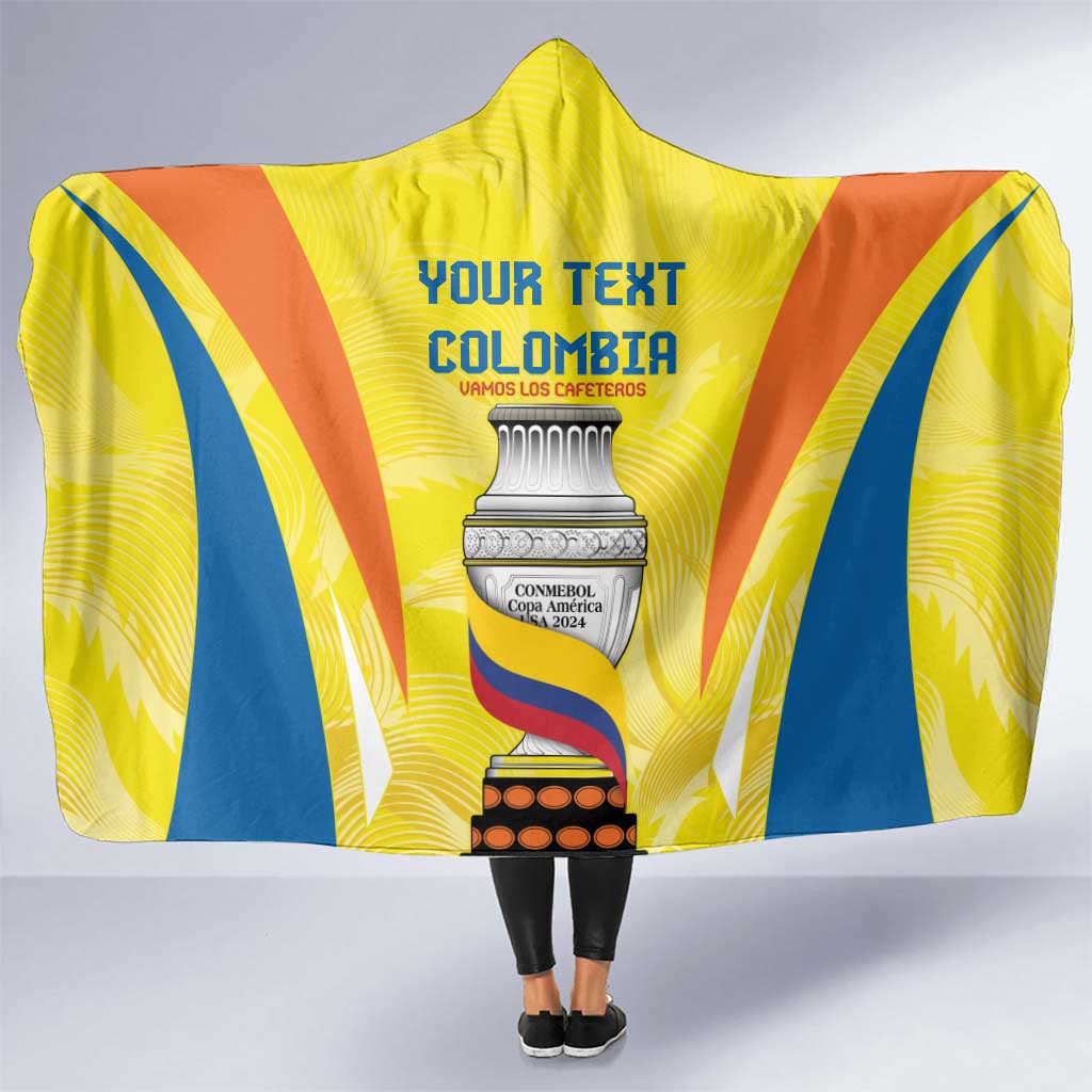 Colombia Champion Football Custom Hooded Blanket Los Cafeteros Somos Campeones