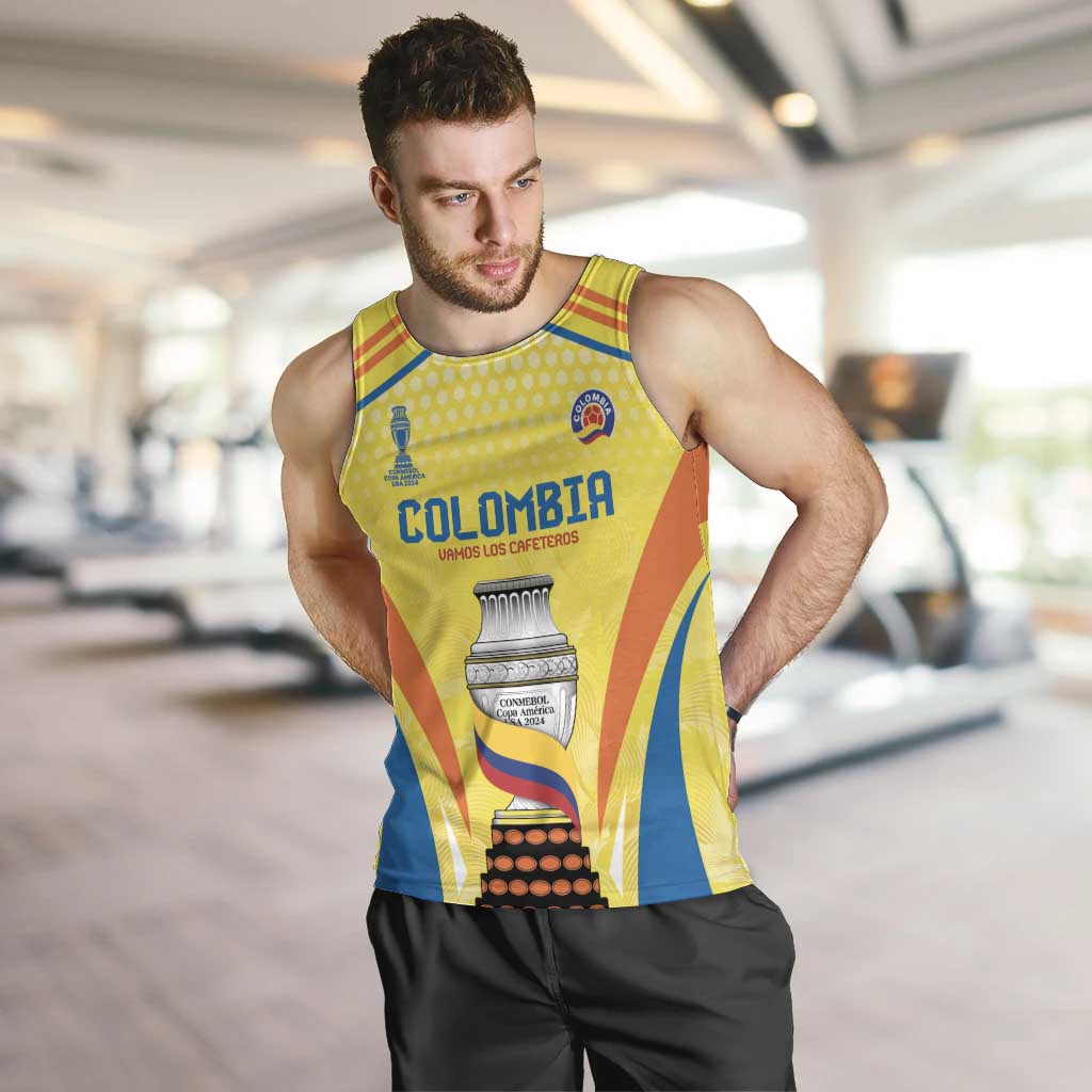 Colombia Champion Football Custom Men Tank Top Los Cafeteros Somos Campeones - Wonder Print Shop