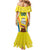 Colombia Champion Football Custom Mermaid Dress Los Cafeteros Somos Campeones - Wonder Print Shop