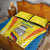 Colombia Champion Football Custom Quilt Bed Set Los Cafeteros Somos Campeones - Wonder Print Shop