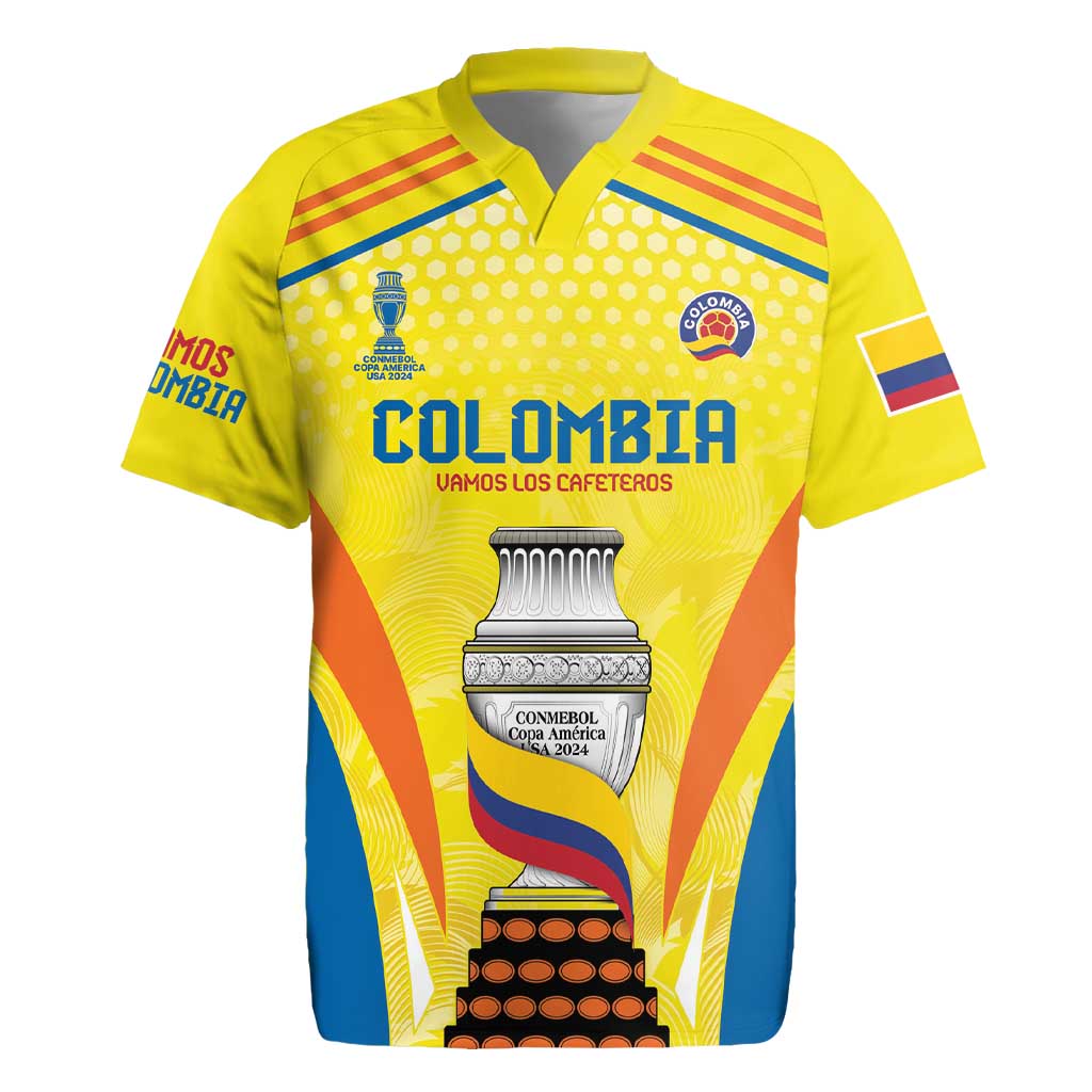 Colombia Champion Football Custom Rugby Jersey Los Cafeteros Somos Campeones - Wonder Print Shop