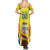 Colombia Champion Football Custom Summer Maxi Dress Los Cafeteros Somos Campeones - Wonder Print Shop