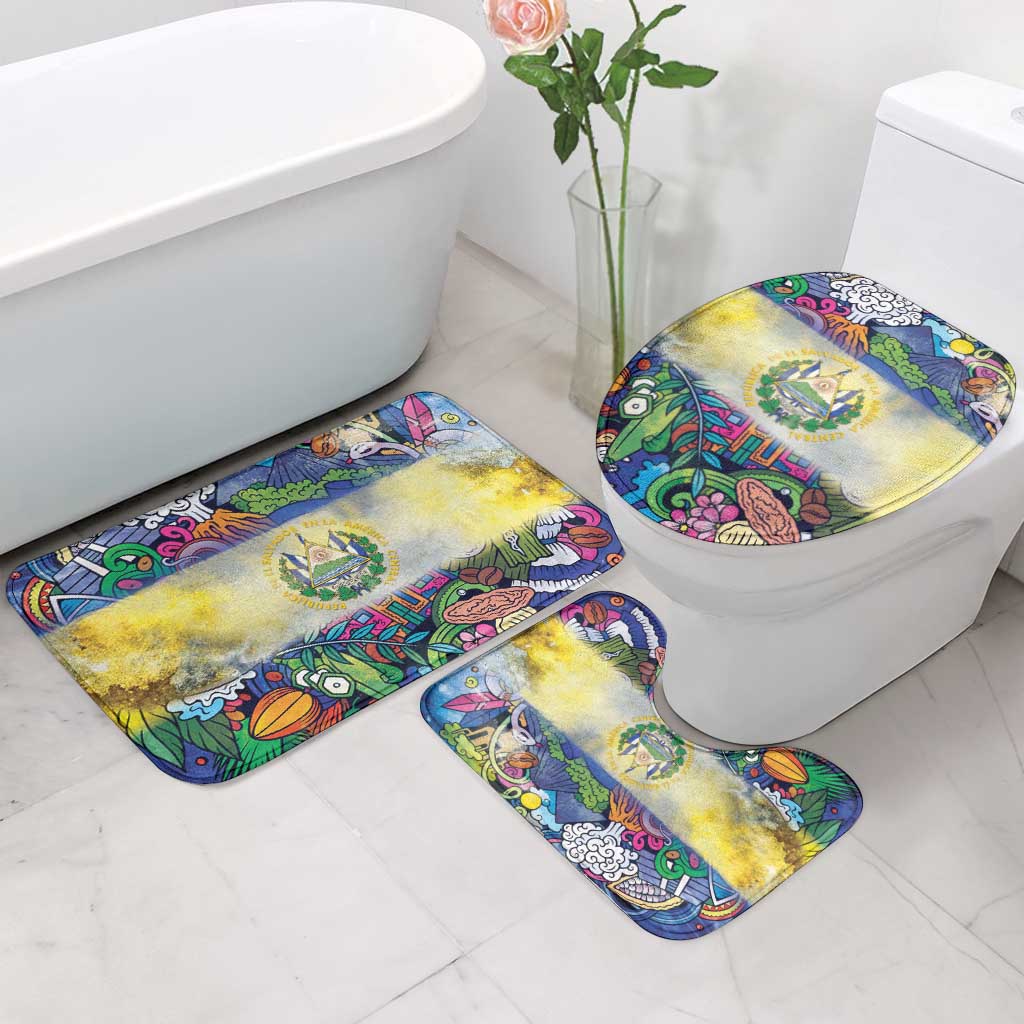 El Salvador Bathroom Set Funny Local Inspired - Wonder Print Shop