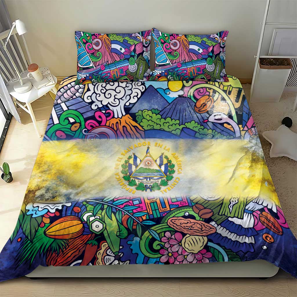 El Salvador Bedding Set Funny Local Inspired - Wonder Print Shop