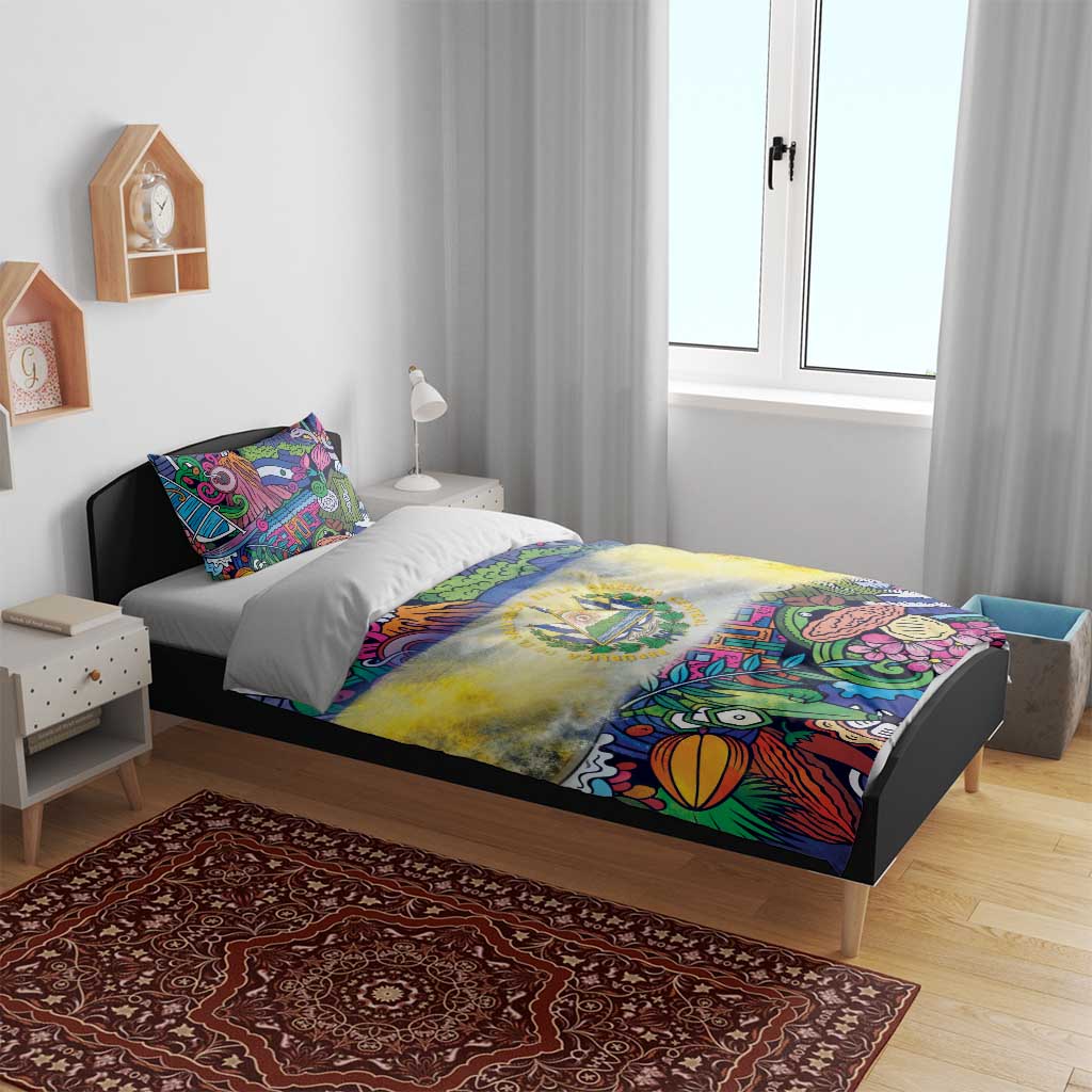 El Salvador Bedding Set Funny Local Inspired - Wonder Print Shop
