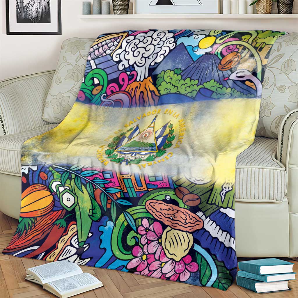 El Salvador Blanket Funny Local Inspired - Wonder Print Shop