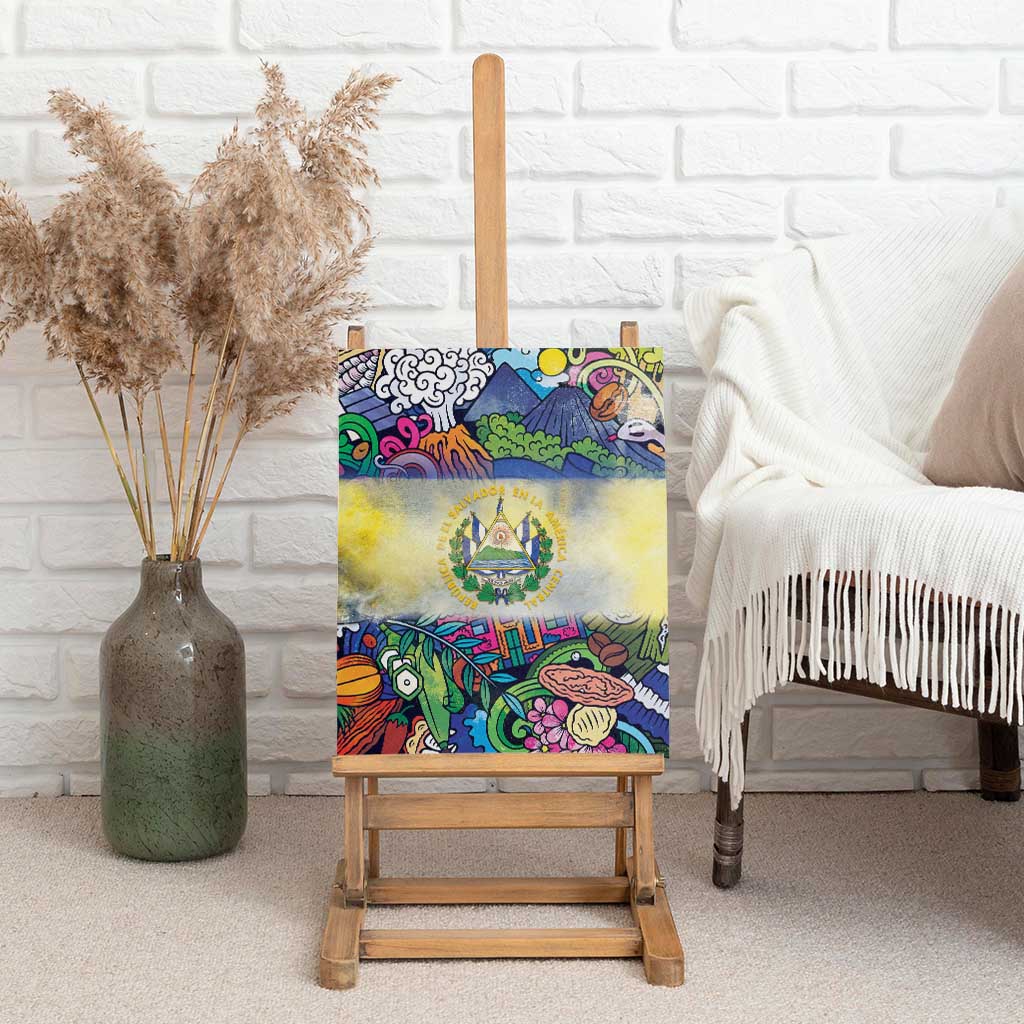 El Salvador Canvas Wall Art Funny Local Inspired - Wonder Print Shop