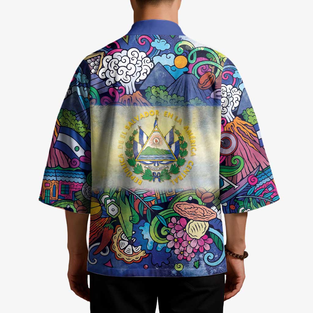 El Salvador Kimono Funny Local Inspired - Wonder Print Shop