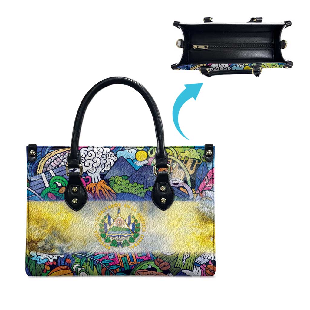 El Salvador Leather Bag Funny Local Inspired - Wonder Print Shop