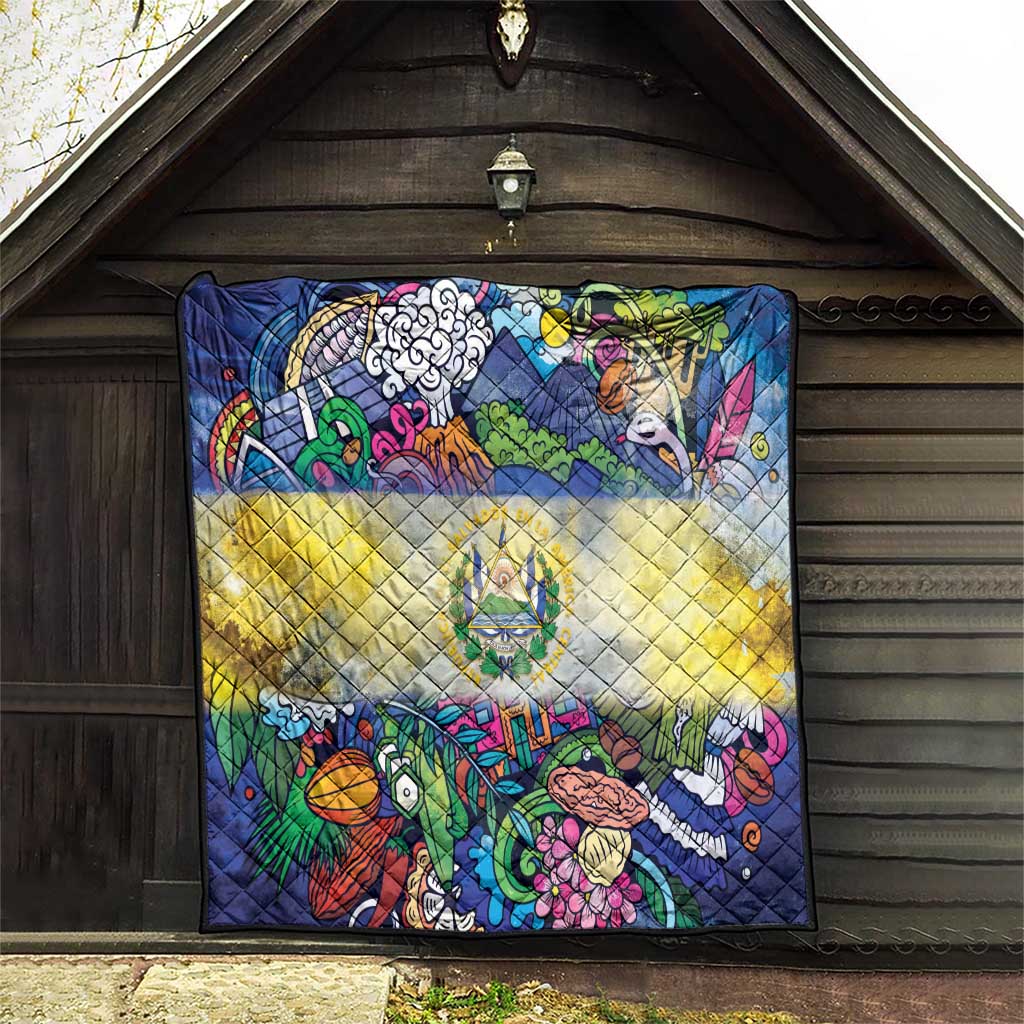 El Salvador Quilt Funny Local Inspired - Wonder Print Shop