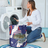 Largemouth Bass Tournament Fishing Laundry Basket