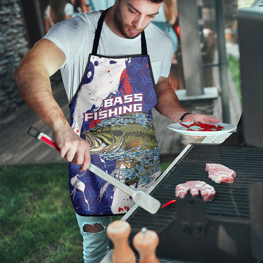 Largemouth Bass Tournament Fishing Apron