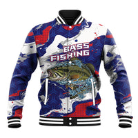Personalized Largemouth Bass Tournament Fishing Baseball Jacket