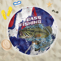 Largemouth Bass Tournament Fishing Beach Blanket