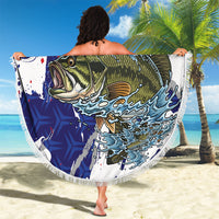 Largemouth Bass Tournament Fishing Beach Blanket