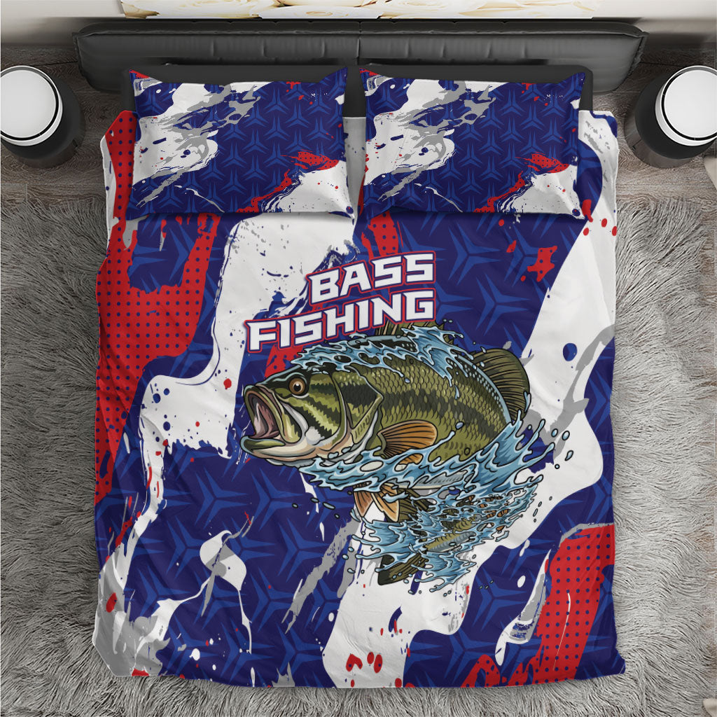 Largemouth Bass Tournament Fishing Bedding Set