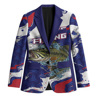 Personalized Largemouth Bass Tournament Fishing Blazer