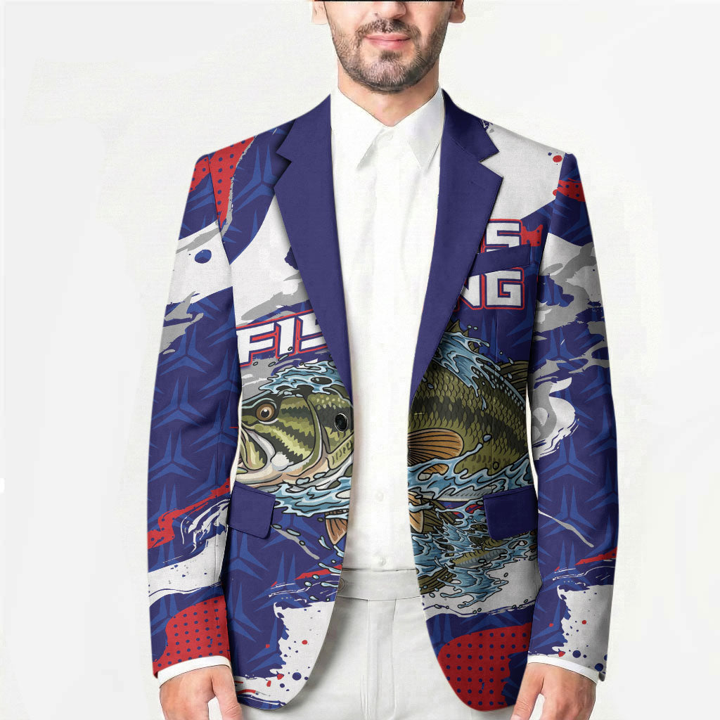 Personalized Largemouth Bass Tournament Fishing Blazer