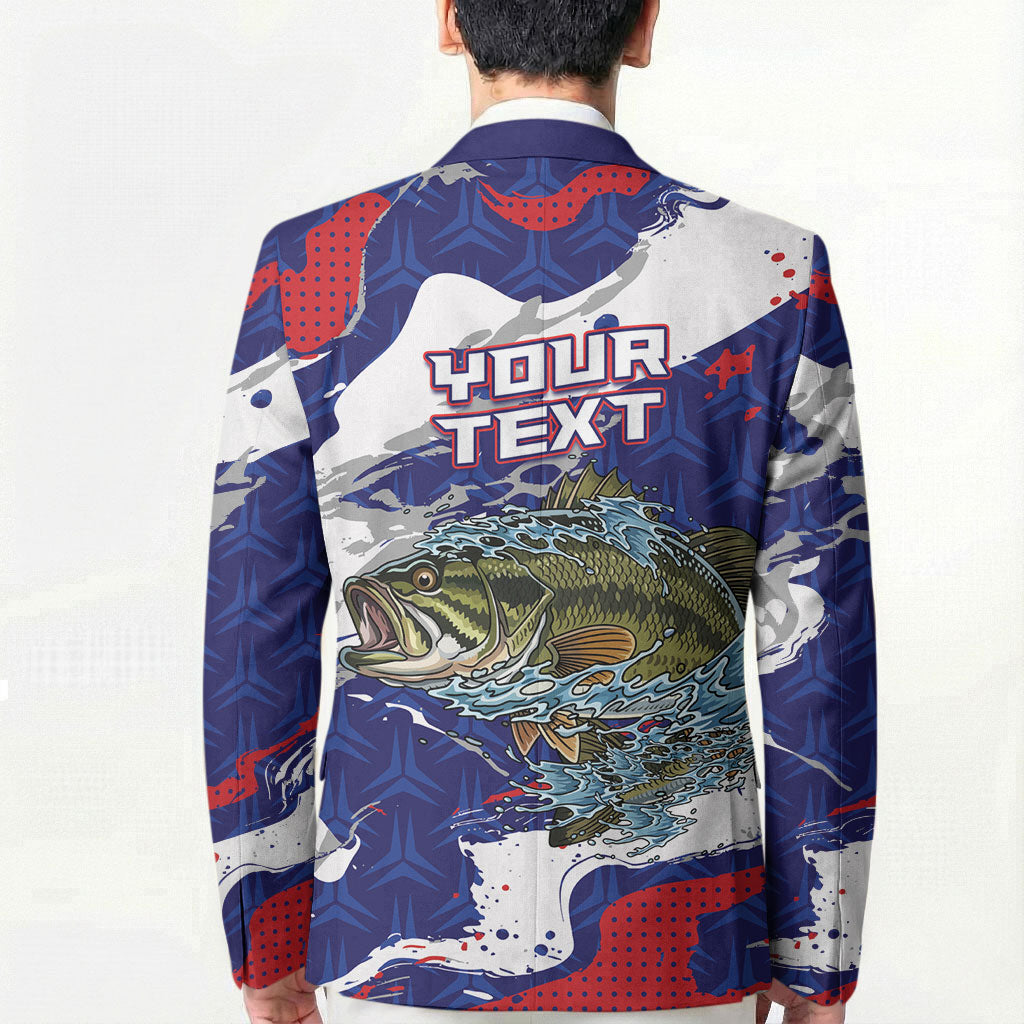 Personalized Largemouth Bass Tournament Fishing Blazer