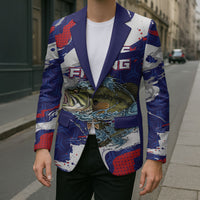 Personalized Largemouth Bass Tournament Fishing Blazer