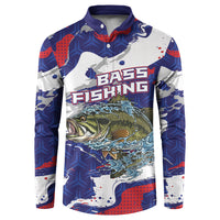 Personalized Largemouth Bass Tournament Fishing Button Sweatshirt