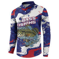 Personalized Largemouth Bass Tournament Fishing Button Sweatshirt