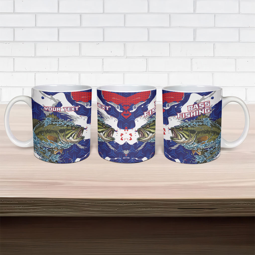 Personalized Largemouth Bass Tournament Fishing Ceramic Mug