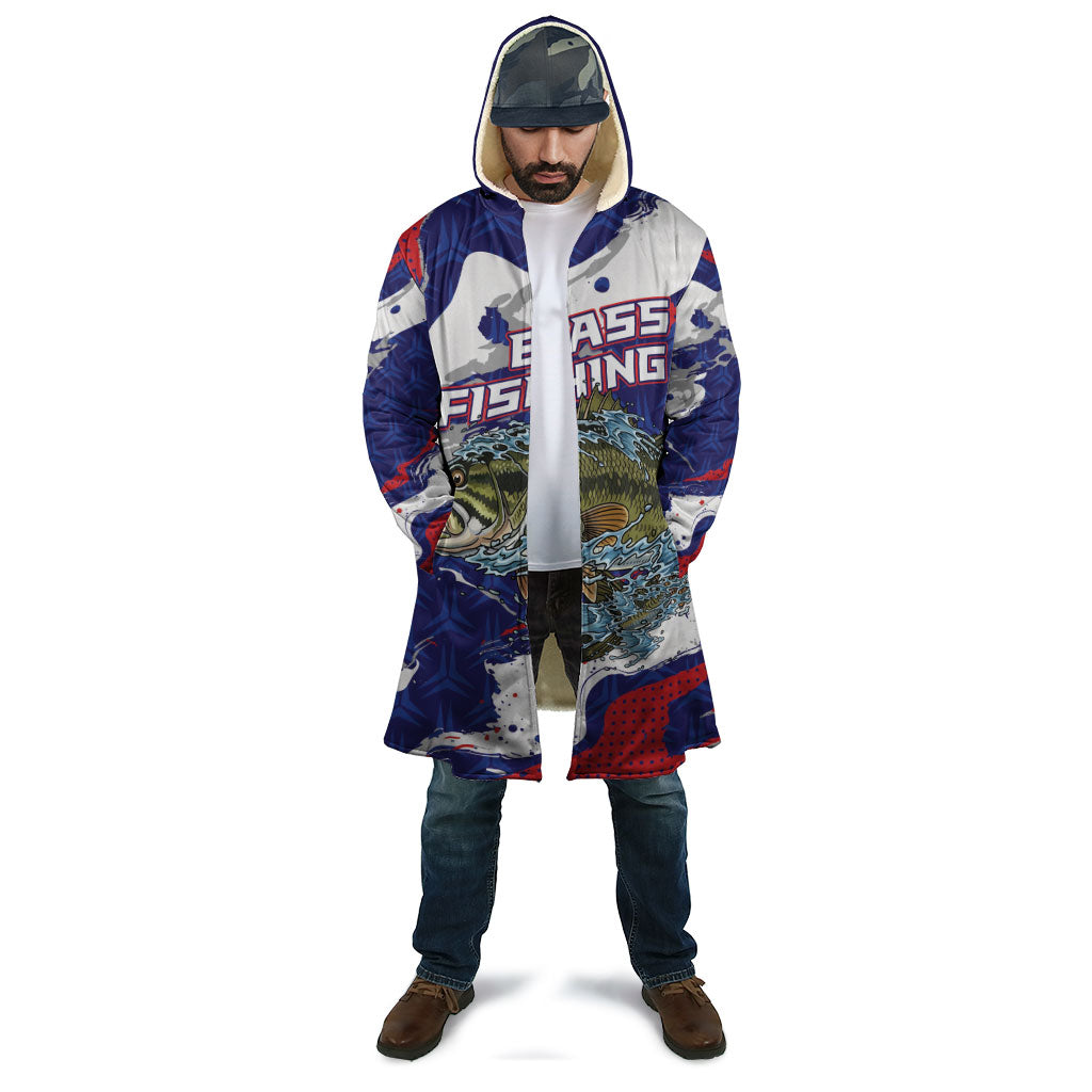 Personalized Largemouth Bass Tournament Fishing Cloak