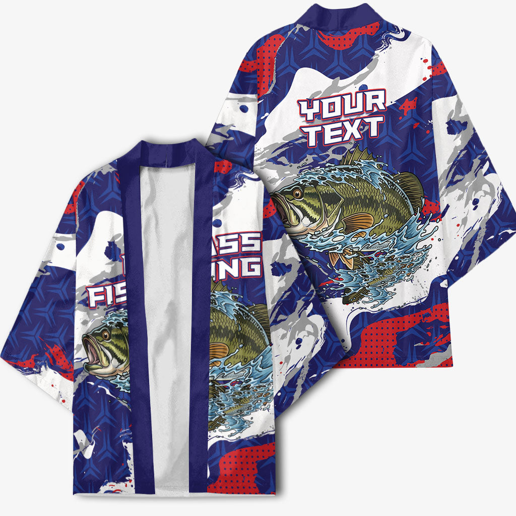 Personalized Largemouth Bass Tournament Fishing Kimono
