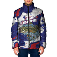 Personalized Largemouth Bass Tournament Fishing Padded Jacket