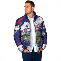 Personalized Largemouth Bass Tournament Fishing Padded Jacket